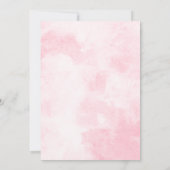 Invitation Rodéo rose Western Cowgirl fête d'anniversaire (Dos)