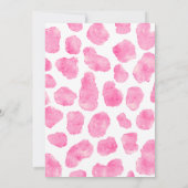 Invitation Rodéo rustique cow western vache 2e anniversaire (Dos)