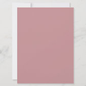 Invitation ROE Brebis rose et blanc avant de dîner (Dos)