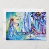 Invitation ROI ARTHUR, DAME DU LAC ET EXCALIBUR glace (Devant)