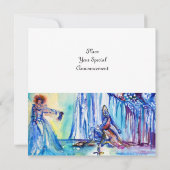 Invitation ROI ARTHUR, DAME DU LAC ET EXCALIBUR or (Dos)