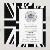 Invitation Roi Charles III Royal Coronation Street Party (Devant / Derrière)