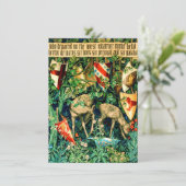 Invitation Roi médiéval Arthur William Morris (Debout devant)