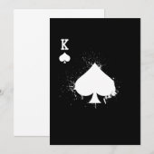 Invitation Roi Pique J'ai acheté cette chemise avec ton argen (Devant / Derrière)