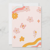 Invitation Roll Retro Super Roller Skate Anniversaire Partie (Dos)