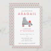 Invitation Roller Skate (Devant / Derrière)