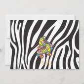 Invitation Roller Skates, fête d'anniversaire des années 80 (Dos)