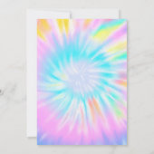 Invitation Roller Skating Birthday Party Tie Dye Neon Glow (Dos)