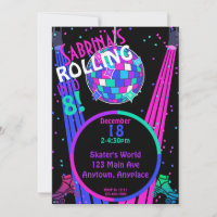 Roller Skating Rink DJ Dance Party Anniversaire In