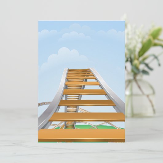 Invitation Rollercoaster (Debout devant)