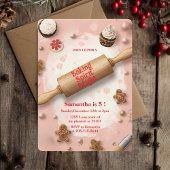 Invitation Rolling Pin Baking Spirit Bright Birthday