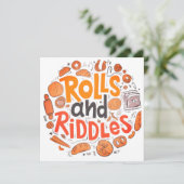 Invitation "Rolls et Riddles" (Debout devant)