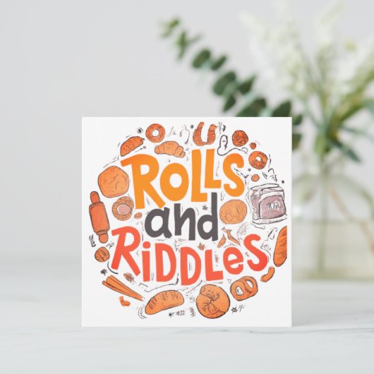 Invitation "Rolls et Riddles" (Debout devant)