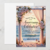 Invitation Romance à Oceanside sous la lumière côtière (Devant / Derrière)