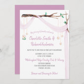 Invitation Romance Éclectique - Lilac Drape Mason Jar Lumière (Devant / Derrière)