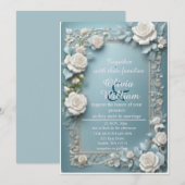 Invitation Romance Givré (Devant / Derrière)