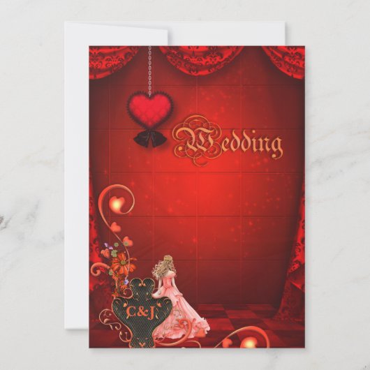 Invitation Romance gothique (Dos)