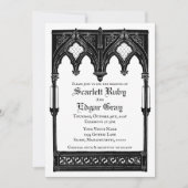 Invitation Romance Gothique (Devant)
