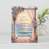 Invitation Romance Océanique Sous La Lumière Côtière (Debout devant)