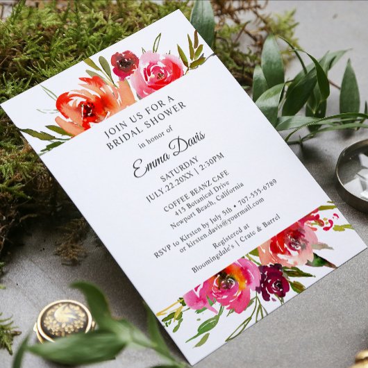 Invitation Romance rayonnante | FÊTE DES MARIÉES