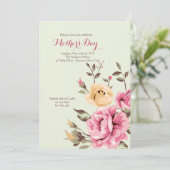 Invitation Romance Rose (Debout devant)