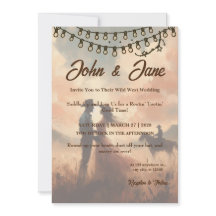 Romance rustique : Mariage occidental sauvage