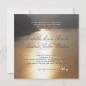 Invitation Romance sur le lac (Dos)