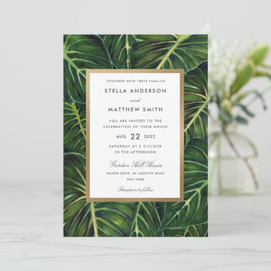 Invitation Romance tropicale II (Debout devant)