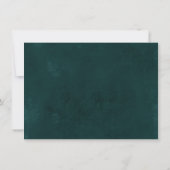 Invitation Romance Turquoise de minuit | Dark Satiny Grunge M (Dos)