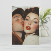 Invitation Romance vintage (Debout devant)