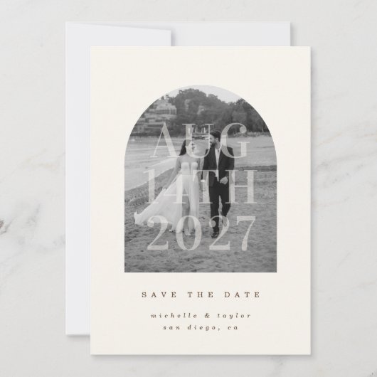 Invitation Romantic Arch (Devant)