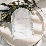 Invitation Romantic Bleu Doux Vintage Monogramme Mariage Arc<br><div class="desc">Découvrez notre élégante invitation de mariage, agrémentée d'une arche florale bleu et douce et de calligraphie classique! Si vous recherchez une faire-part de mariage qui respire le raffinement, le luxe et le style, c'est l'invitation parfaite pour vous. Le monogramme ajoute une touche d'élégance vintage à l'invitation. L'arc présente un design...</div>