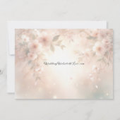 Invitation Romantic Blush Cherry Blossom Wedding (Dos)