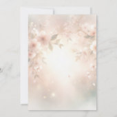 Invitation Romantic Blush Cherry Blossom Wedding (Dos)