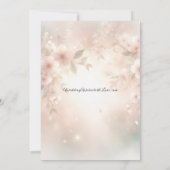 Invitation Romantic Blush Cherry Blossom Wedding (Dos)