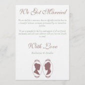 Invitation Romantic Blush Regency Lesbian Wedding (Devant)