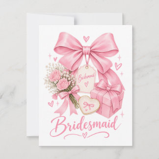 Invitation Romantic Bridesmaid Gift, Bridal Party Graphic Tee