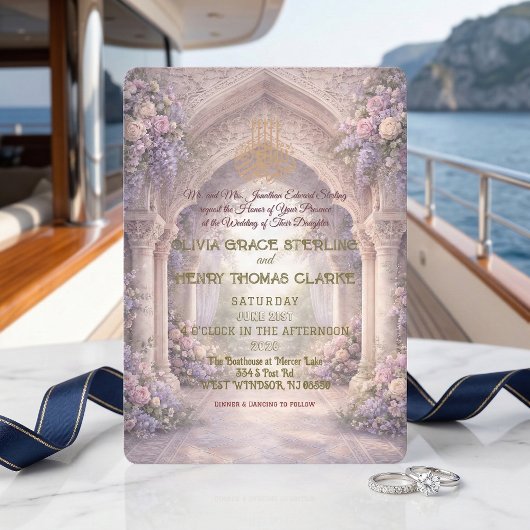 Invitation Romantic Enchanted Muslim Wedding