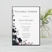 Invitation Romantic Floral Wedding Soft Elegant (Debout devant)