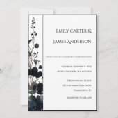 Invitation Romantic Floral Wedding Soft Elegant (Devant)