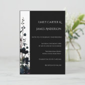 Invitation Romantic Floral Wedding Soft Elegant (Debout devant)