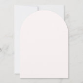 Invitation Romantic Floral Wreath Minimalist Baptism (Dos)