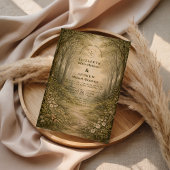 Invitation Romantic Forest Path Wedding