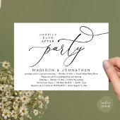 Invitation Romantic Happily Ever After Party, Wedding Dinner