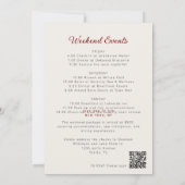 Invitation Romantic Lace Oval Bachelorette Celebration (Dos)