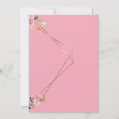 Invitation Romantic Love Magical Pink Wedding  (Dos)