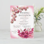 Invitation Romantic Minimal Wedding Invite (Debout devant)