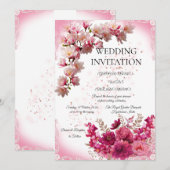 Invitation Romantic Minimal Wedding Invite (Devant / Derrière)