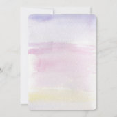Invitation ©Romantic Pastel Watercolor Typography Wedding ll (Dos)