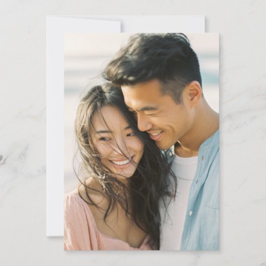 Invitation Romantic Photo (Devant)